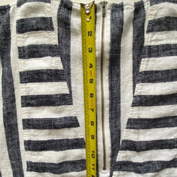 Soft Surroundings Sunset Park Cold Shoulder Tunic Striped Top Size M - Picture 12 of 12